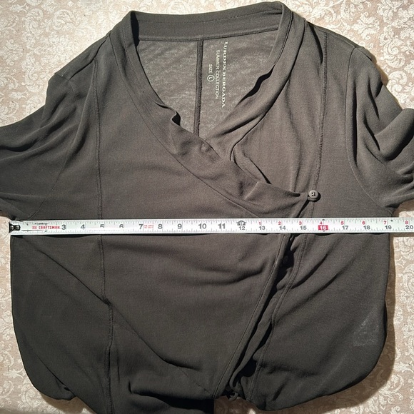 Lurdes Bergada~Summer Collection Asymmetrical Drape Cotton Jersey Top size Large - Picture 13 of 16